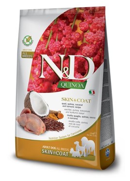 Natural and delicious quinoa dry skin coat quail adult 2.5Kg